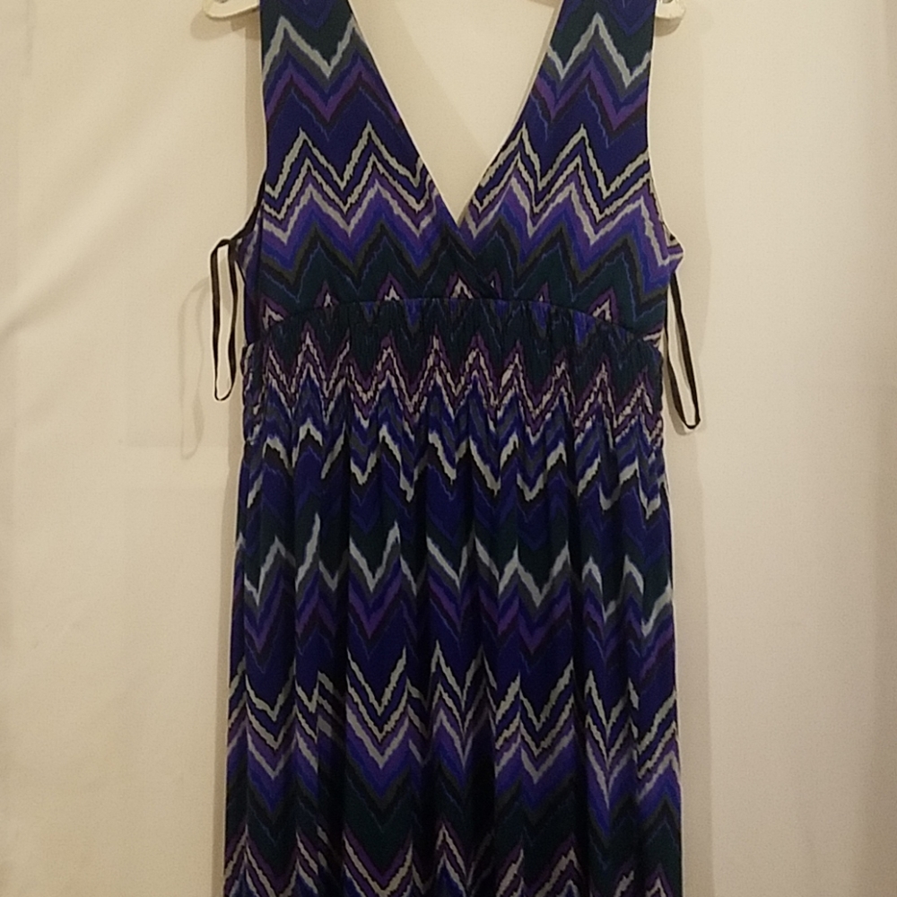 VALERIE BERTINELLI MULTICOLOR MAXI DRESS